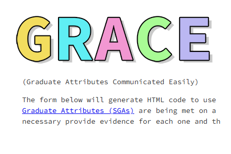 The GRACE tool Thumbnail
